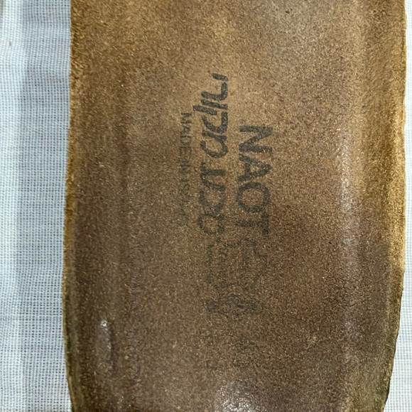 Naot sparkly copper Sandals Velcro adjustable Ankle & toe Straps & Wedge Sole. - Picture 11 of 11